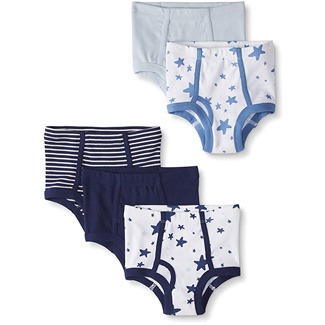Moon and Back by Hanna Andersson Boys’ 5-Pack Organic Cotton Classic Underwear