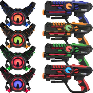ArmoGear Laser Tag Guns with Vests (Set of 4)