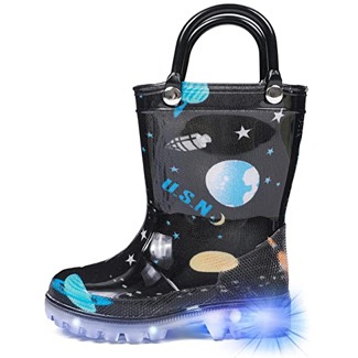 DKSUKO Light Up Rain Boots