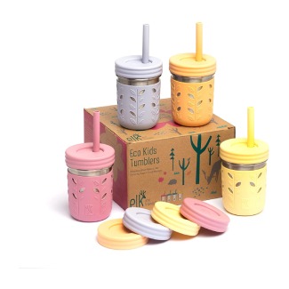 Elk and Friends Stainless Steel Cups
