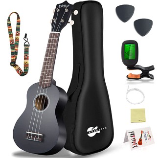 Everjoys Soprano Ukulele Beginner Pack