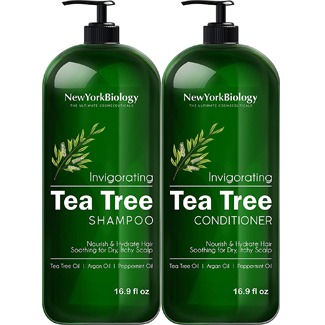New York Biology Tea Tree Shampoo and Conditioner Set