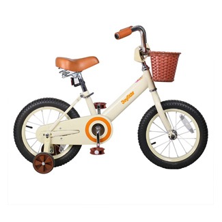 JOYSTAR Vintage 12 & 14 & 16 & 18 Inch Kids Bike with Basket & Training Wheels