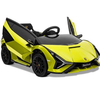 Kidzone Kids 12V Electric Ride-On Licensed Lamborghini Roadster