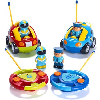 Prextex Store 2 Pack Cartoon Remote Contol Cars