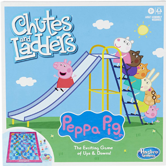 Hasbro Gaming Chutes and Ladders: Peppa Pig Edition