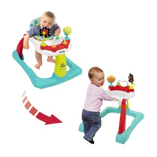 Kolcraft Tiny Steps 2-in-1 Infant & Baby Activity Walker