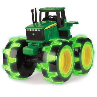 TOMY John Deere Monster Treads Lightning Wheels Tractor