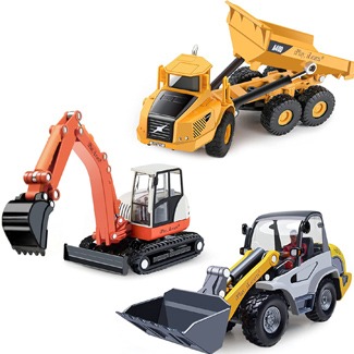 iPlay, iLearn Heavy Duty Construction Site Play Set