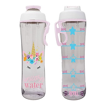 time marked water bottle for kids