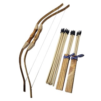 Adventure Awaits Handmade Wood Crossbow Set