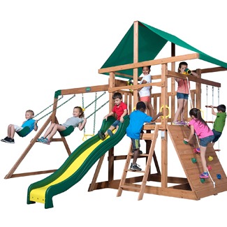 Backyard Discovery Mount McKinley All Cedar Wood Swing Set