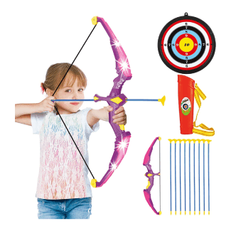 Conthfut Bow and Arrow for Kids with LED Flash Lights