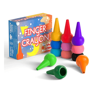 GiBot 12 Colors Stackable Crayons