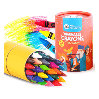 Jar Melo 24 Colors Jumbo Crayons