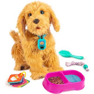 Sky Rocket My Fuzzy Friend Moji Interactive Labradoodle