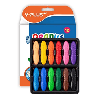 YPLUS Peanut Nontoxic Crayons