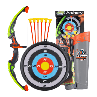 Toysery Bow and Arrow for Kids with LED Flash Lights
