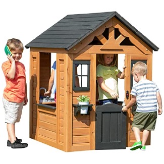 Backyard Discovery Sweetwater All Cedar Wooden Playhouse