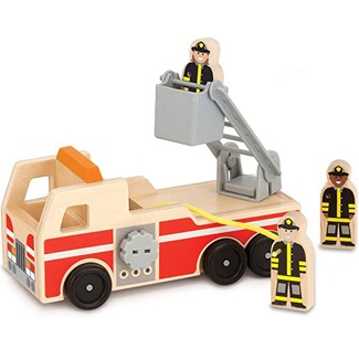 Melissa and Doug Wooden Fire Truck