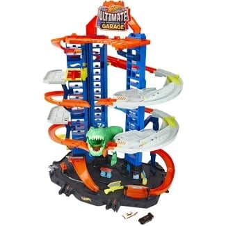 Hot Wheels City Robo T-Rex Ultimate Multi-Level Garage