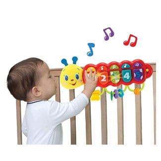 KiddoLab Lira the Caterpillar Crib Toy