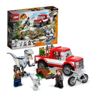 LEGO Jurassic World Dominion Blue & Beta Velociraptor Capture