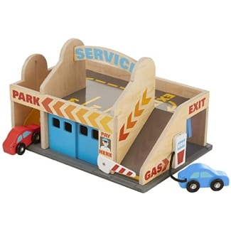 Melissa Doug Service Station Parking Garage