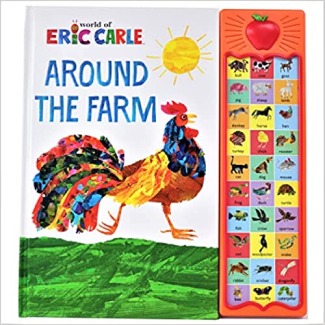 World of Eric Carle, Around the Farm 30-Button Animal Sound Book by PI Kids