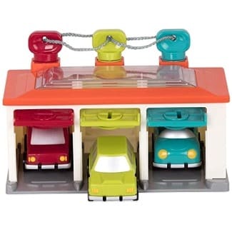 Battat Shape-Sorting Three Car Garage