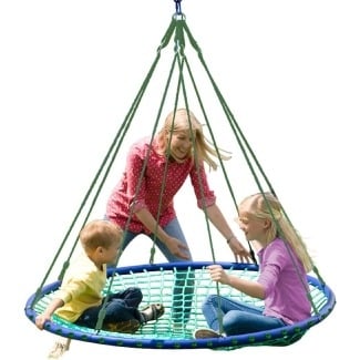Sky Island Giant Outdoor Hanging Round Platform Swing