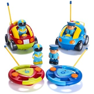 Prextex Store 2-Pack Cartoon Remote Control Cars