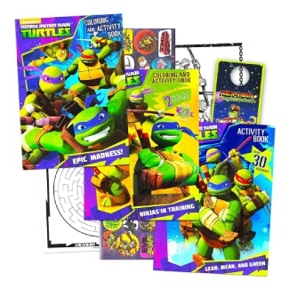 Teenage Mutant Ninja Turtles Coloring and Activity Book Set with Stickers
