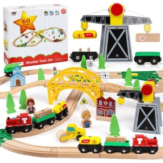 Wooden Train Set