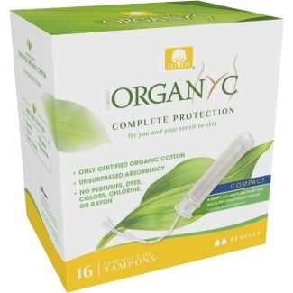 Organyc 100% Certified Organic Cotton Tampons