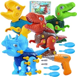 Dinosaur Building Figures w/ Electric Drill