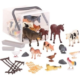 Terra by Battat – Country World – Realistic Cows Toys & Farm Animal Toys