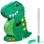 Dinosaur Piñata Bundle with Blindfold and Bat