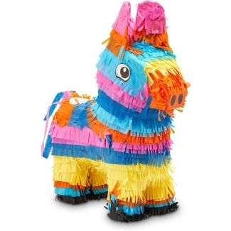 Rainbow Donkey Piñata